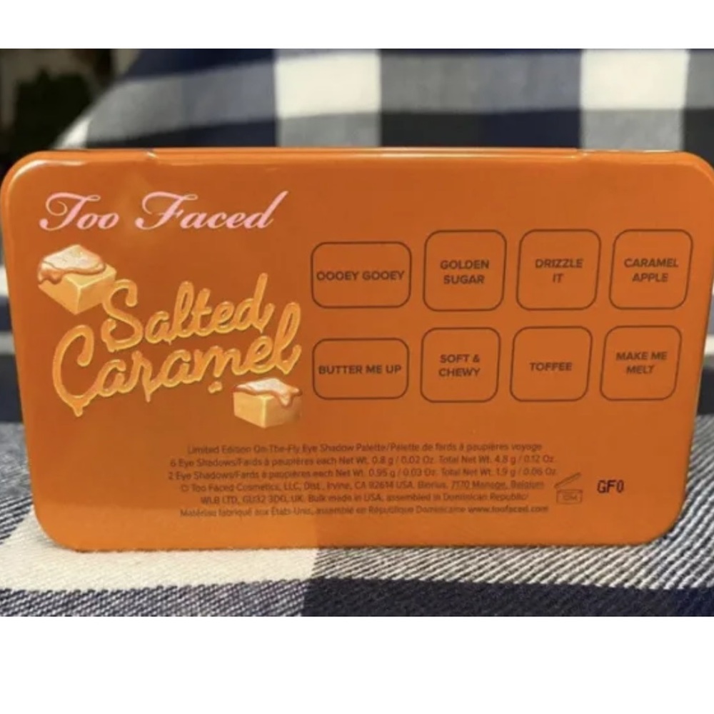 NWT Too Faced Limited Edition Salted Caramel Mini Eyeshadow Pallet - Picture 5 of 8